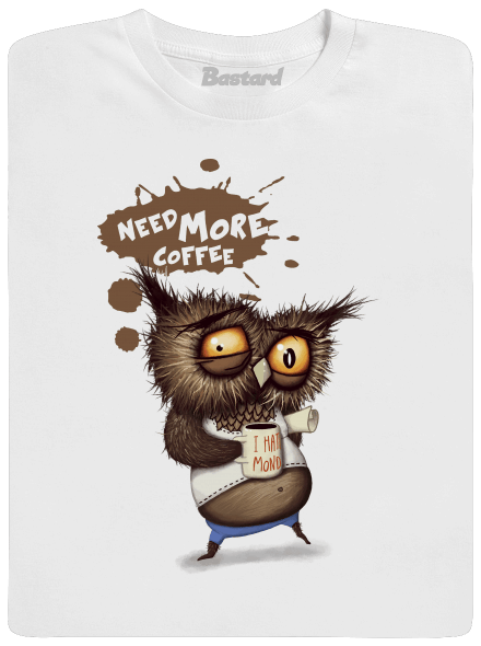 Need more coffee detské tričko White