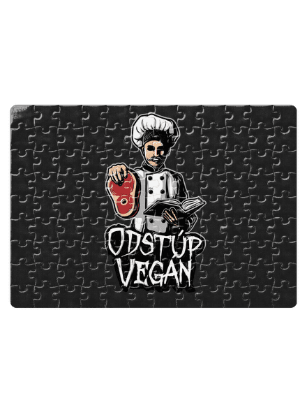Odstup vegane puzzle White