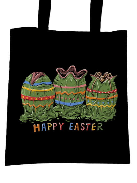 Happy Easter taška Black