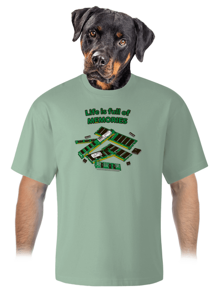 Uchované v pamäti unisex tričko oversized Sage