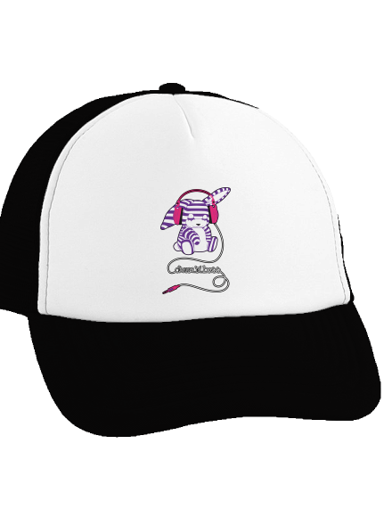 DNB šiltovka truckerka Black cap