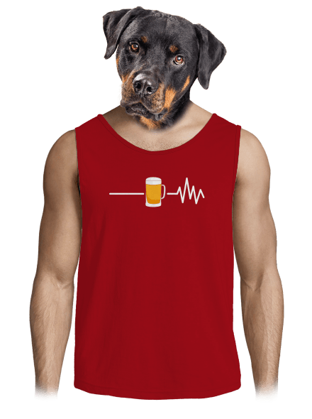 Beer help pánske tielko Red