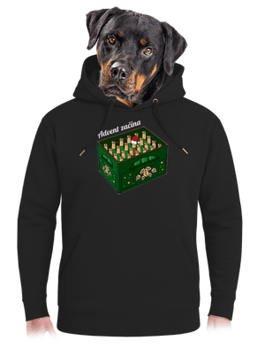 Advent začína unisex mikina premium Dark Black