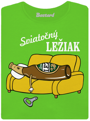 Sviatočný ležiak dámske tričko Apple Green