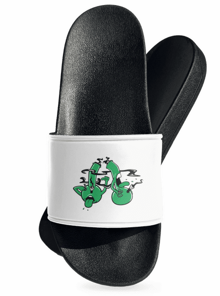 Bongo kašeľ šľapky White