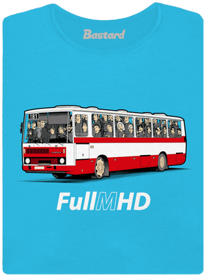 Full MHD dámske tričko s lemom Blue Atol