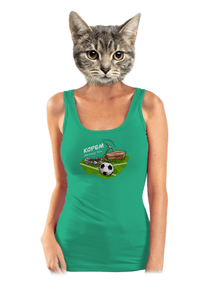 Kopem za svoj tím dámske tielko klasické Mint Mal