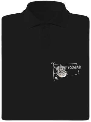 Mačací horoskop: Vodnár pánska polokošeľa Black