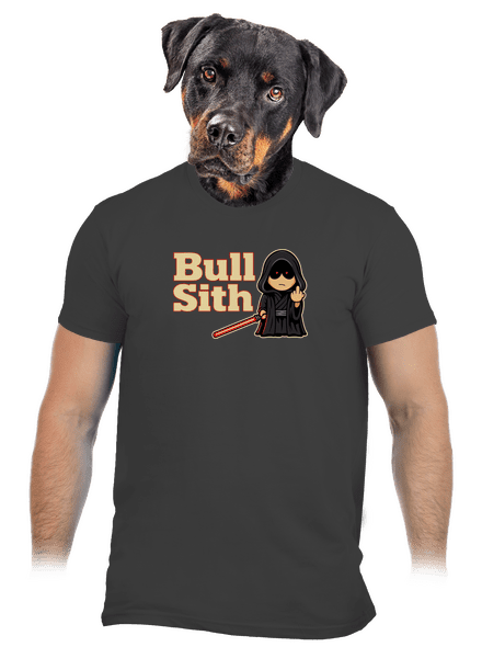Bull sith pánske tričko Dark Grey