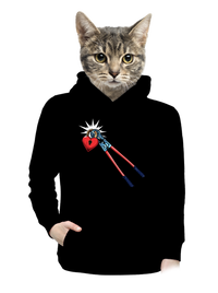 dámska mikina klokanka