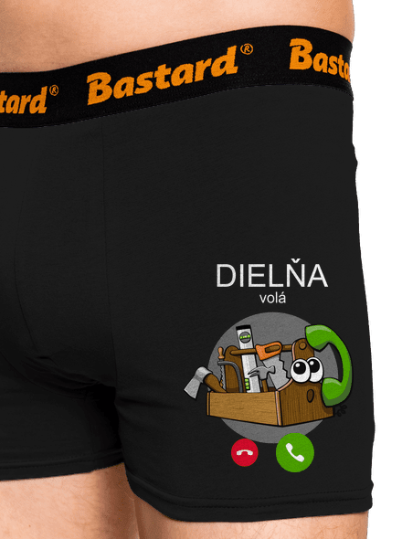 Dielňa volá boxerky Black