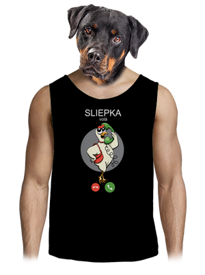 Sliepka volá pánske tielko Black