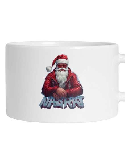 Sranta Klaus hrnček makronka White