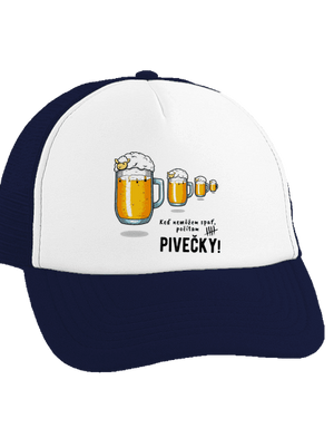 Pivečka šiltovka truckerka French Navy cap