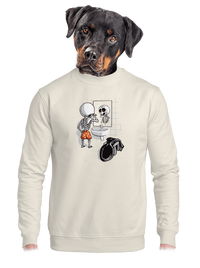 unisex mikina bez kapucne