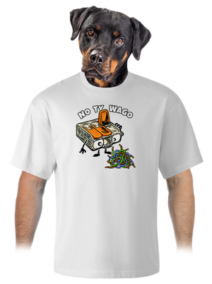 Wago svorka unisex tričko oversized White