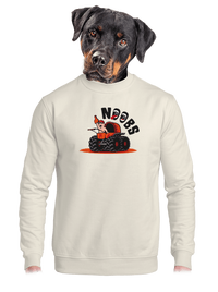 unisex mikina bez kapucne