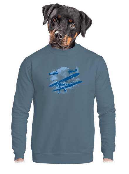 Rytieri nebies unisex mikina bez kapucne Nordic Blue