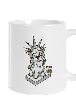 New Yorkshire klasický hrnček White