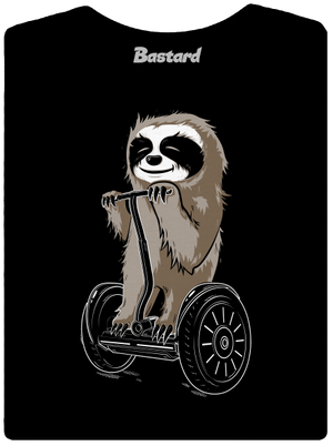 Leňoch dámske tričko s lemom Black