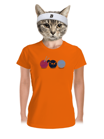 Klbko dámske športové tričko Neon Orange