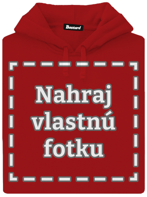 Vlastná potlač dámska mikina klokanka Red Mal