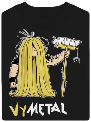 Metalista unisex mikina bez kapucne Black