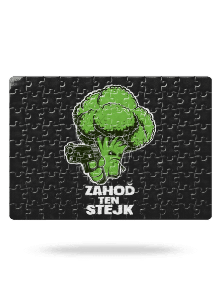 Zahoď ten stejk puzzle White