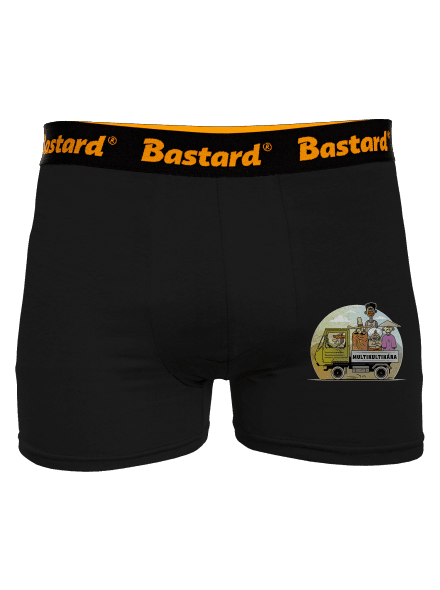Multikultikára boxerky Black