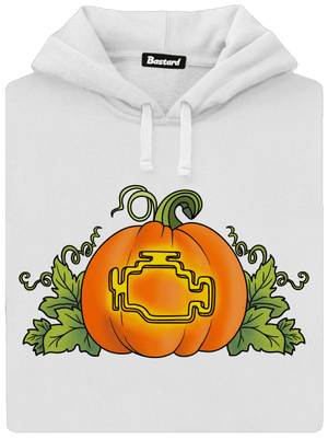 Strašidelný Halloween dámska mikina klokanka White