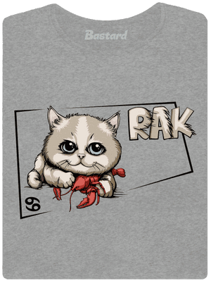 Mačací horoskop: Rak dámske tričko Dark Gray Melange