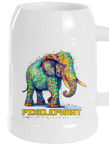 Pixelephant polliter White