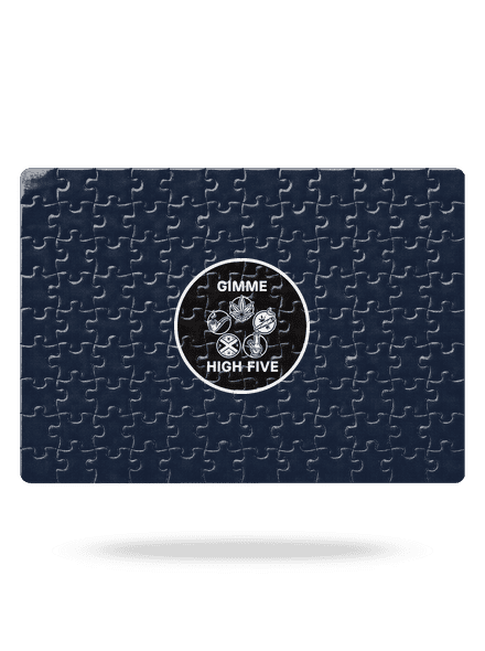 Gimme high five puzzle White