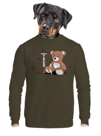 unisex mikina bez kapucne