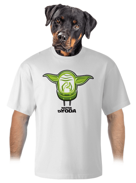 Mistr DiYoda unisex tričko oversized White