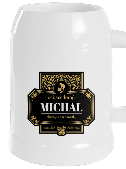 Alkoholová etiketa polliter White