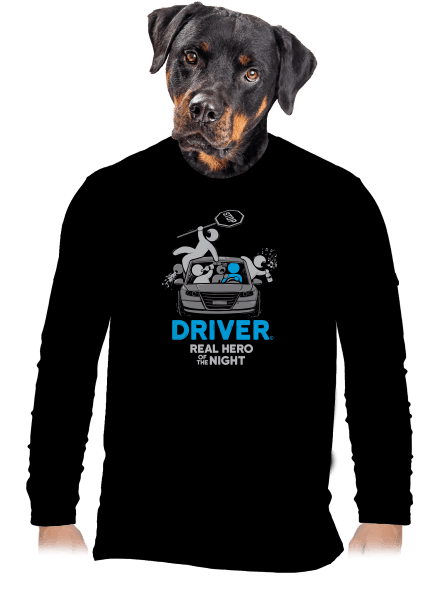 Driver pánske dlhý rukáv Black