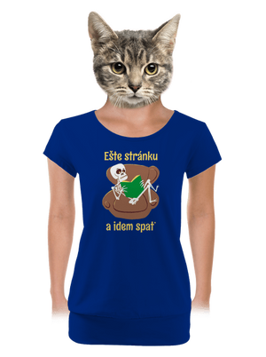 Ešte stránku dámske tričko s lemom Royal Blue Mal