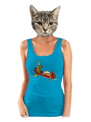 Rumáci dámske tielko klasické Blue Atol