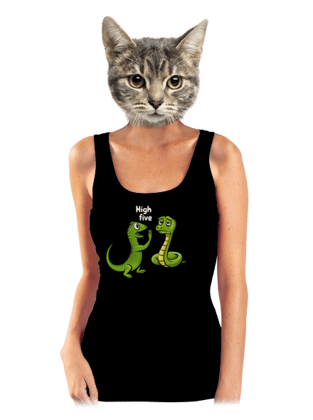 High Five dámske tielko klasické Black