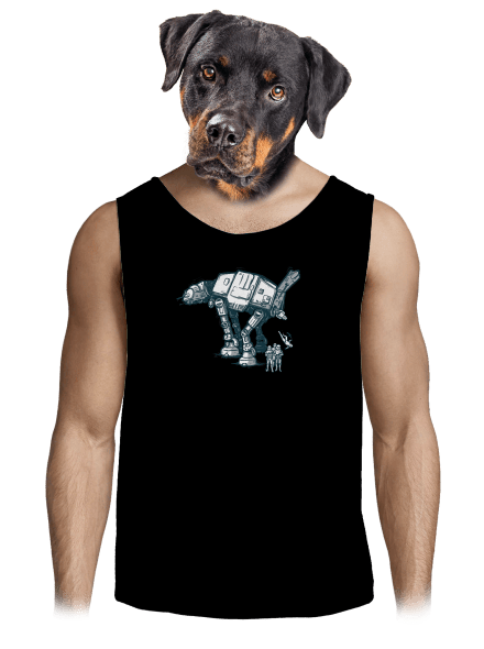 AT-AT pánske tielko Black