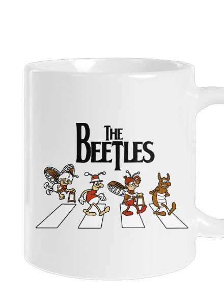 Beatles klasický hrnček White