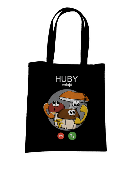 Huby volajú taška Black