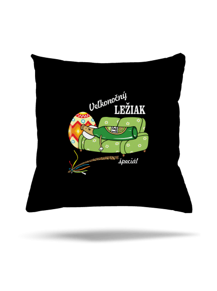 Veľkonočný ležiak vankúš Black