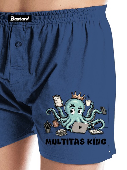 Multitas king pánske trenky Blue