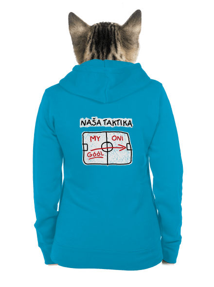 Naša taktika dámska mikina na zips Blue Atol