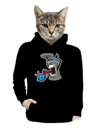 dámska mikina klokanka