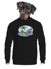 unisex mikina bez kapucne