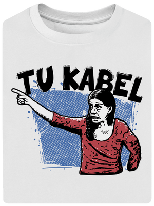 Tukabel unisex tričko oversized White