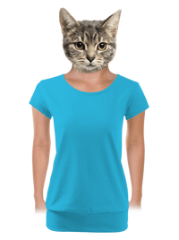 dámske tričko s lemom